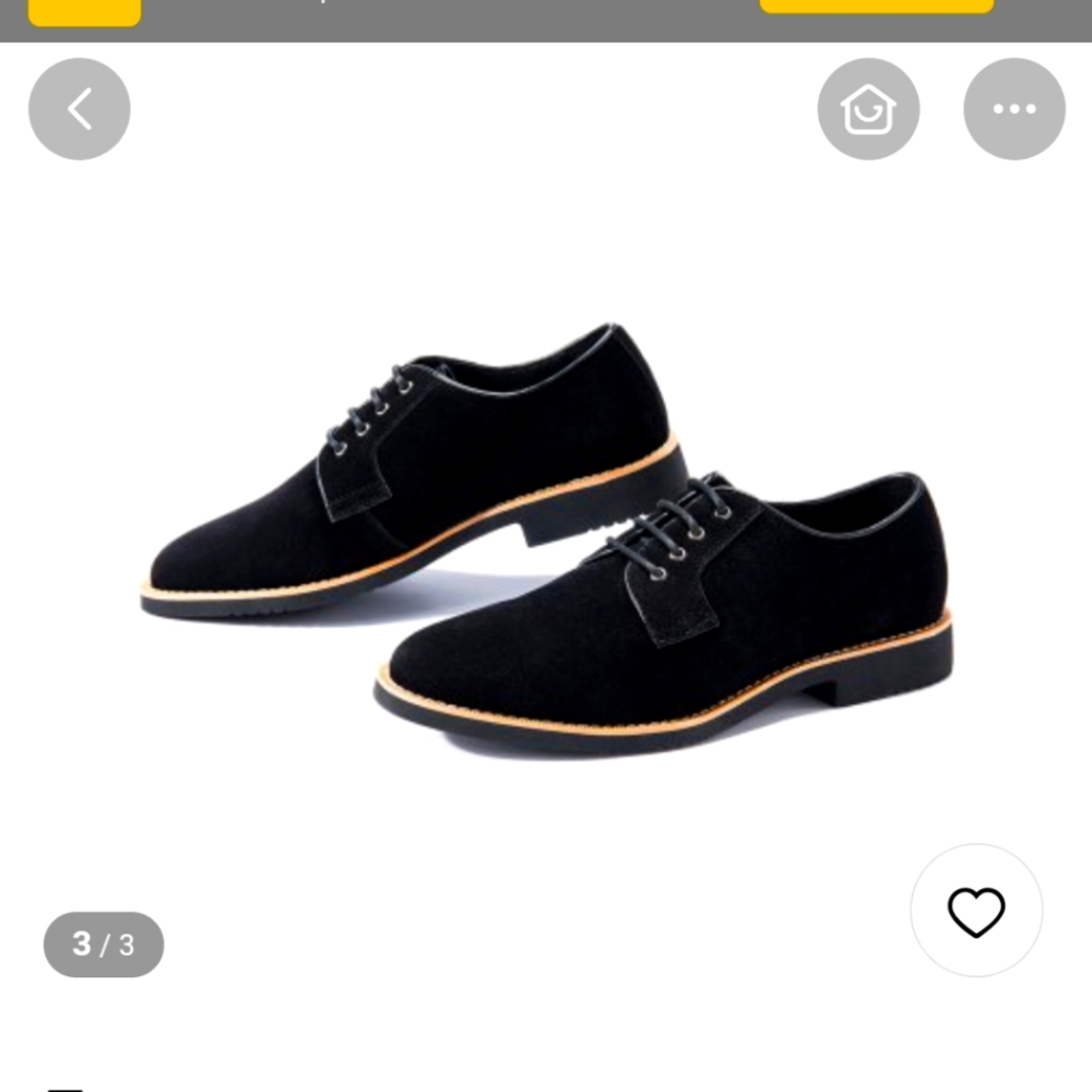 Shoes GM14 Men's Casual Business Leather -shoes with corduroy material